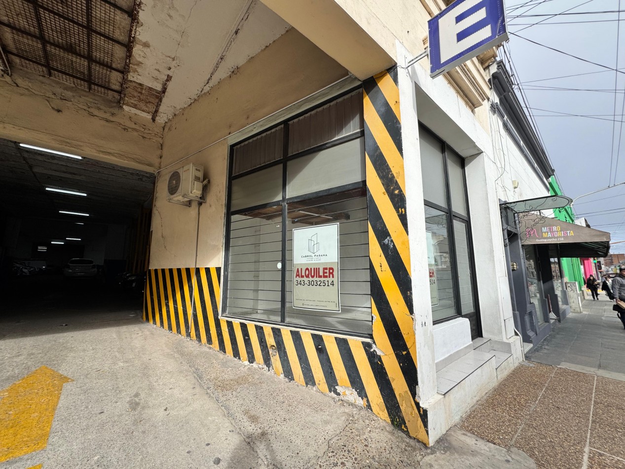 ALQUILER LOCAL COMERCIAL SOBRE CALLE GUALEGUAYCHU
